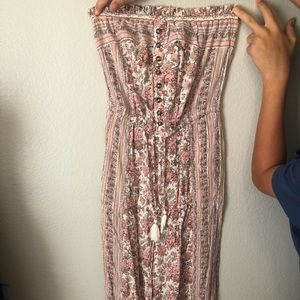 American Eagle Floral Jumpsuit